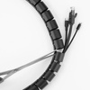 Kabel- und Kabelorganizer | Schwarz | CRG-002-2.6M
