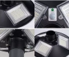 Straßenlaterne, Solar-LED-UFO-Lampe | 300W, 8Ah, IP65, 240 LED SMD5730 | großer 6V/13W Solarpanel | Fernbedienung | LDT-B240