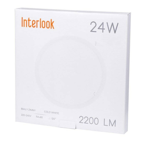 LED-Deckenleuchte rund | 24 W | flimmerfreies CCD-Aufbaupanel | SY-SR124