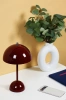 Stilvolle Tischlampe | Kabellose Nachtlichtlampe mit drei Leuchtfarben | HJA27-1-ROT