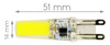 G9 LED COB Lampe | 5W LED Leuchtmittel Birne Ersatz 40W Halogenlampe | 390 Lumen