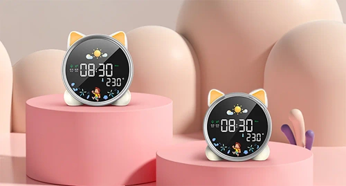 LED-Wecker mit Lichtfunktion | Timer integriert | SG-7-W