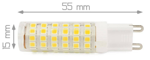 G9 LED Lampe | 6W LED Leuchtmittel Birne Ersatz 60W Halogenlampe | 700 Lumen
