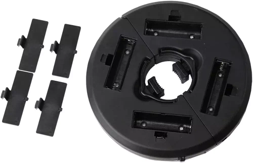 LED-Gartenleuchte für Sonnenschirm | Ø 22–45 mm, 28 LEDs, 3 Leuchtmodi, Batteriebetrieb 4x AA | LY-G003